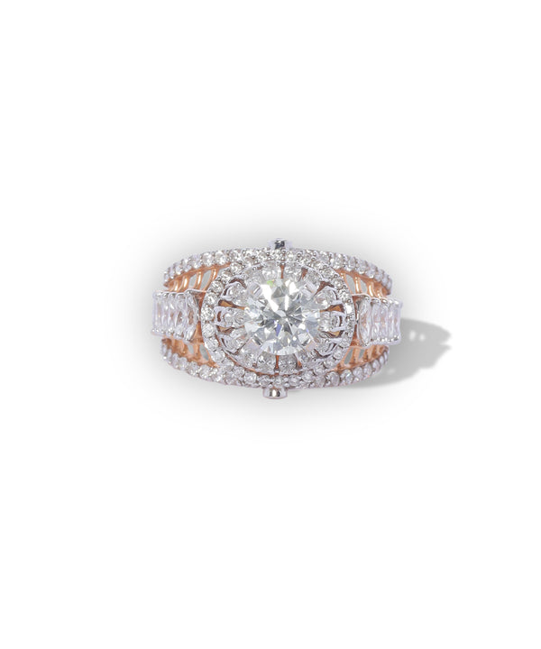 SOLITAIRE FANCY MOUNT RING